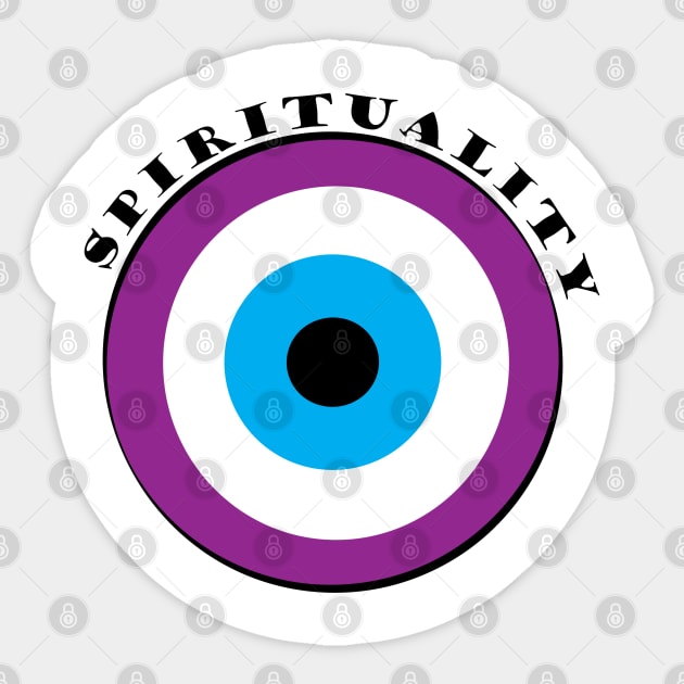 Evil Eye, Spirituality Sticker by DickinsonDesign